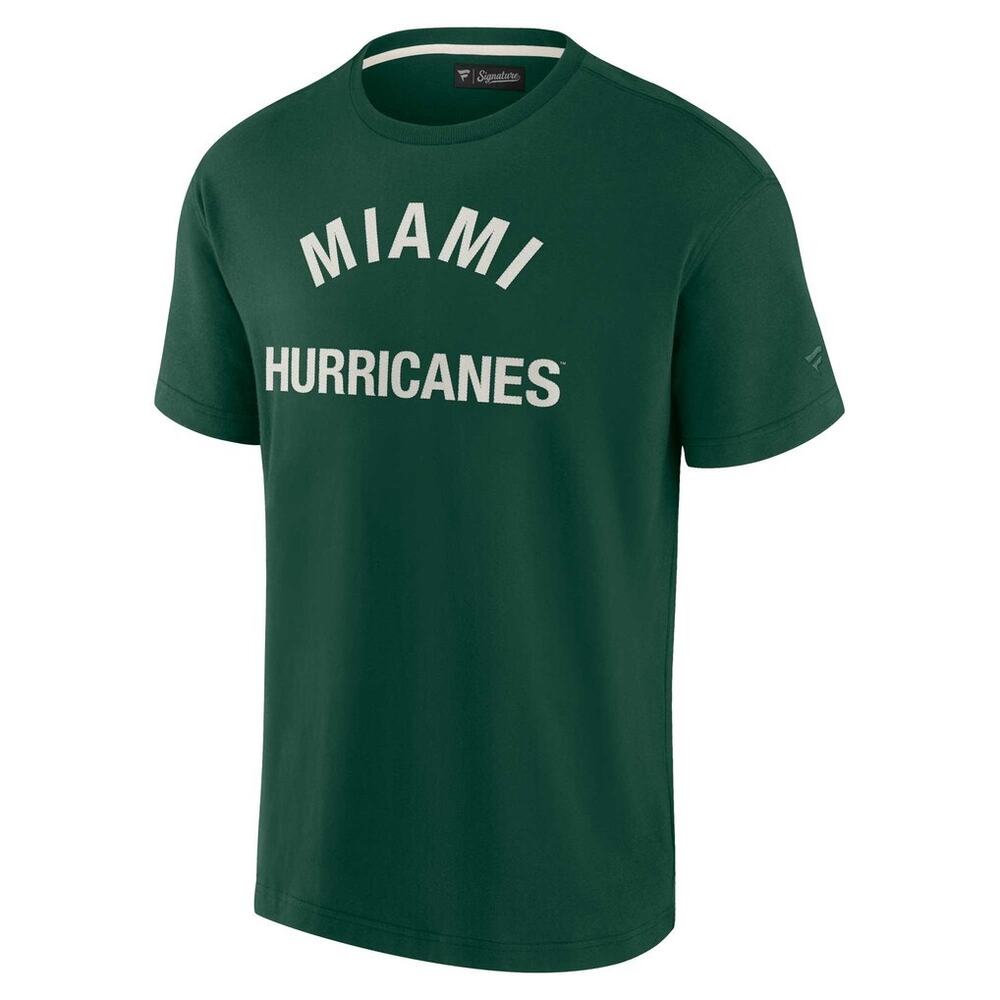 FANATICS Unisex Signature Miami Hurricanes Elements SS T-Shirt Size 2XL
